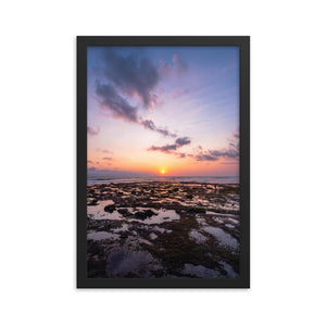 BALI BEACH SUNSET Affiches 12in x 18in (30cm x 45cm) / Encadré - Thibault Abraham