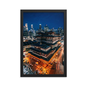 BUDDHA TOOTH RELIC TEMPLE Affiches 12in x 18in (30cm x 45cm) / Encadré - Thibault Abraham