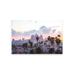 LOS ANGELES SUNSET Affiches 12in x 18in (30cm x 45cm) / Non encadré - Thibault Abraham
