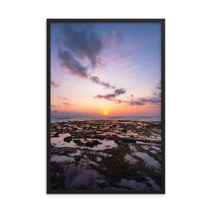BALI BEACH SUNSET Posters 24in x 36in (61cm x 91cm) / Framed - Thibault Abraham