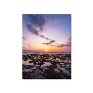 BALI BEACH SUNSET Affiches 18in x 24in (45cm x 61cm) / Non encadré - Thibault Abraham