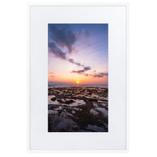 Upload image to gallery, BALI BEACH SUNSET Posters 24in x 36in (61cm x 91cm) / Europe only - White framed with mat - Thibault Abraham