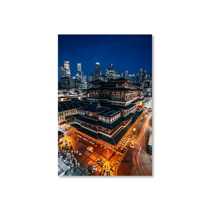 BUDDHA TOOTH RELIC TEMPLE Affiches 12in x 18in (30cm x 45cm) / Non encadré - Thibault Abraham