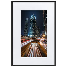 Upload image to gallery, HYPERSPEED Posters 24in x 36in (61cm x 91cm) / Europe only - Black framed with mat - Thibault Abraham