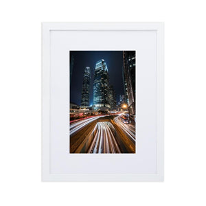 HYPERSPEED Posters 12in x 18in (30cm x 45cm) / Europe only - White box with mat - Thibault Abraham