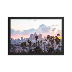LOS ANGELES SUNSET Prints 12in x 18in (30cm x 45cm) / Framed - Thibault Abraham