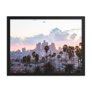 LOS ANGELES SUNSET Affiches 18in x 24in (45cm x 61cm) / Encadré - Thibault Abraham
