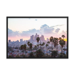 LOS ANGELES SUNSET Affiches 24in x 36in (61cm x 91cm) / Encadré - Thibault Abraham