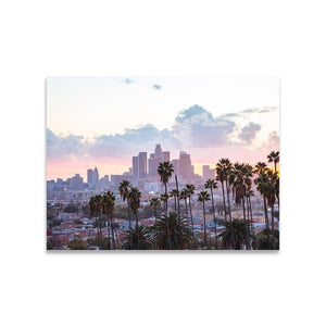 LOS ANGELES SUNSET Affiches 18in x 24in (45cm x 61cm) / Non encadré - Thibault Abraham