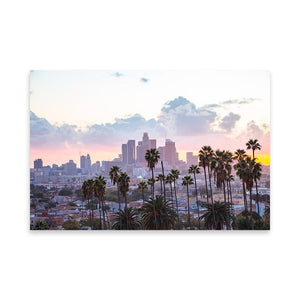 LOS ANGELES SUNSET Prints 24in x 36in (61cm x 91cm) / Unframed - Thibault Abraham