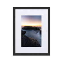 Upload image to gallery, MYSTICAL SUNSET 12in x 18in (30cm x 45cm) Posters / Europe only - Black framed with mat - Thibault Abraham
