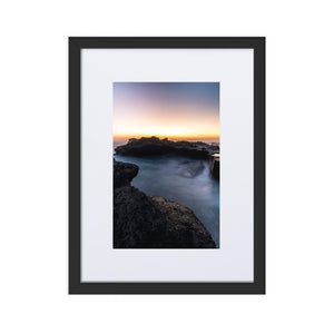 MYSTICAL SUNSET Prints 12in x 18in (30cm x 45cm) / Europe only - Black frame with mat - Thibault Abraham