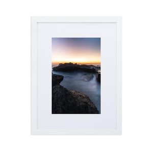 MYSTICAL SUNSET Prints 12in x 18in (30cm x 45cm) / Europe only - White frame with mat - Thibault Abraham