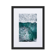 Upload the image to the gallery, SURFERS PARADISE Posters 12in x 18in (30cm x 45cm) / Europe only - Black framed with mat - Thibault Abraham