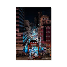 Charger l&#39;image dans la galerie, TEMPLE STREET NIGHT MARKET Affiches 24in x 36in (61cm x 91cm) / Non encadré - Thibault Abraham