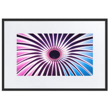 Load the image into the gallery, VORTEX Posters 24in x 36in (61cm x 91cm) / Europe only - Black framed with mat - Thibault Abraham