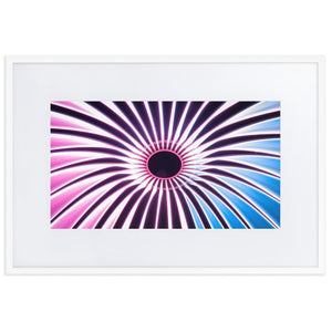 VORTEX Posters 24in x 36in (61cm x 91cm) / Europe only - White frame with mat - Thibault Abraham