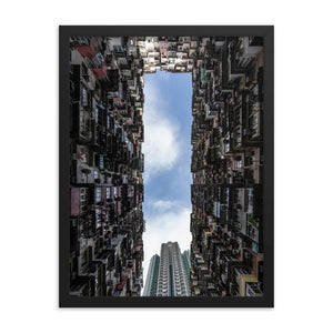 YICK FAT BUILDING II 18in Prints x 24in (45cm x 61cm) / Framed - Thibault Abraham